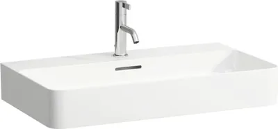 Produktbild von Laufen LF Val Unterbau-Waschtisch, 81028.5, 1HL, m. ÜL, 750x420, weiß, 1 Stk.