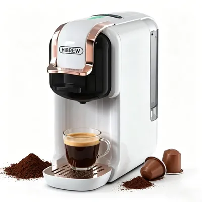 Produktbild von Kapselmaschine H2B 5-in-1 Kapselmaschine 20 Bar für N-Kapseln/DG/K-Cup/Pads/Pulver, 7 Tassengrößen