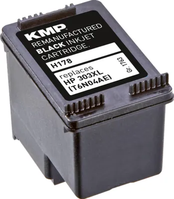 Produktbild von KMP Tintenpatrone passend für HP 303XL Black T6N04AE