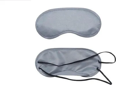Produktbild von Famanu Schlafmaske aus Seide mit verstellbarem Band - Grau