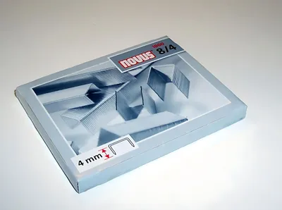Produktbild von Novus Heftklammern 8/4 1.000 Stück, Schenkellänge 4 mm