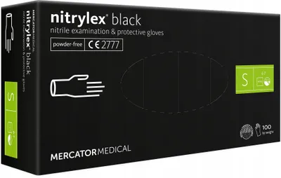Zdjęcie produktu dla 100 x Rękawice RĘKAWICZKI nitrylowe NITRYLEX BL S