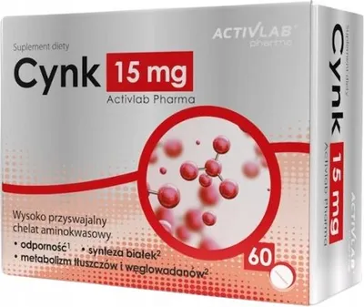 Produktbild von Activlab Pharma Zink 15 mg, 60 Kapseln