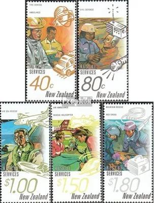 Produktbild von Briefmarken Neuseeland 1996 Mi 1497-1501 (kompl.Ausg.) gestempelt Rettung