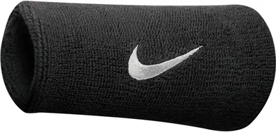 Produktbild von Nike Schweißbänder Swoosh Doublewide - schwarz weiß - Sportzubehör
