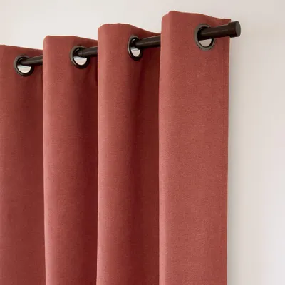 Produktbild von MOONDREAM ThermActiv® Thermovorhang 2in1 | Isolierung Kälte+Hitze | 100% Verdunkelung | Patentierte Technologie | Ösen | Rot MC7005 | 130B x 250H cm