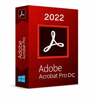 Produktbild von Adobe Acrobat Pro DC 2022 / Dauerlizenz / Windows/ Kein Abo