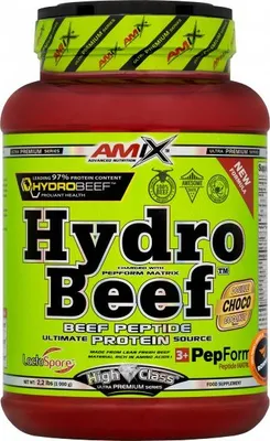 Imagen del producto de HydroBeef - 1000 g, sabor cacahuete, chocolate y caramelo