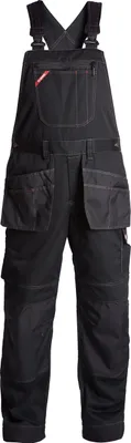 Produktbild von F. Engel Combat Latzhose mit Holstertaschen, Schwarz, Gr. 42