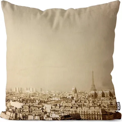 Produktbild von VOID Retro Paris Franreich Kissenbezug Kissenhülle Polyester Dekoration Outdoor Dekokissen