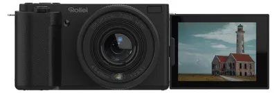 Zdjęcie produktu dla Rollei Compactline 12058, 64 MP, 9200 x 6900 px, CMOS, 10x, 4K Ultra HD, Czarny