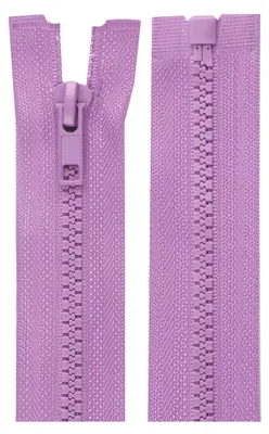 Produktbild von 1 Reißverschluss Plastik Kunststoffprofil 5mm 70 cm teilbar, Autolock, Farbwahl,lila