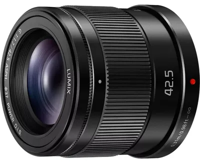 Produktbild von Panasonic H-HS043E, Teleobjektiv, 10/8, Bildstabilisator, Micro Four Thirds (MFT)