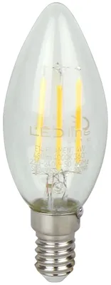 Zdjęcie produktu dla LED-LINE LITE LED-Glühbirne E14 4W 4000K 480lm 220-240V FILAMENT C35 KERZE