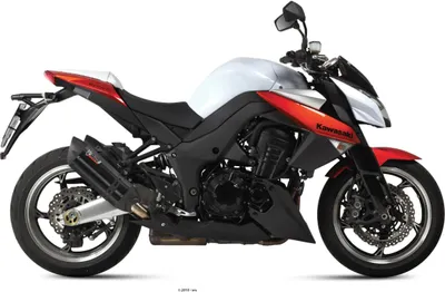 Image de MIVV Noir Slip-on double échappement Sonorité approuvée pour KAWASAKI Z 1000 2010-2013