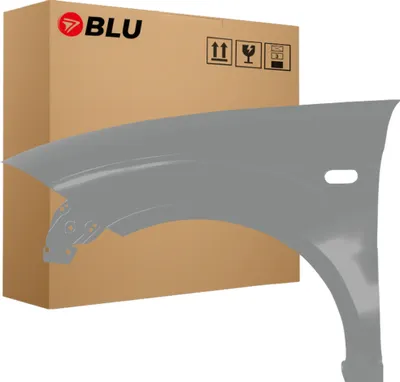 Produktbild von BLU Kotflügel Passend für Seat Altea 5P1/5P5 LS7U Links Silber Grau Sombra | 2004-2015 | Vorderseite Vorne | Lackiert | Einbaufertig