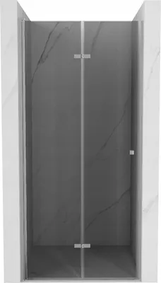 Produktbild von Mexen Lima Faltduschtür 70 cm, Graphit, Chrom - 856-070-000-01-40