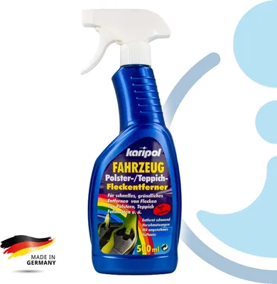 Produktbild von Karipol - Fahrzeug Polster-/Teppich-Fleckentferner - 500 ml, reinigt Sitzpolster