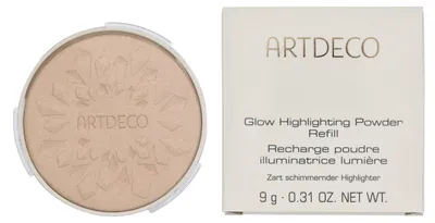 Produktbild von Artdeco Refill Glow Highlighting Powder Rozświetlacz do twarzy wkład 1 Miracle Glow, 9 g
