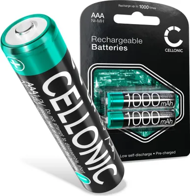 Produktbild von CELLONIC 2x Akku für Festnetz kompatibel mit Siemens Gigaset A415, C430 - (1000mAh, 1.2V)