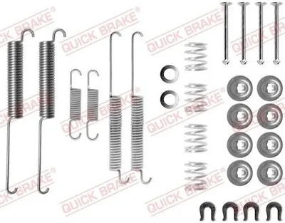 Produktbild von QUICK BRAKE Zubehörsatz Bremsbacken Zubehörsatz Bremsbacken 105-0787 Hinten für MITSUBISHI L 200 / Triton Pickup (KAT, KBT)