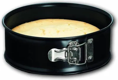 Immagine prodotto di Unyqoos® Teglia a cerniera per torte, diametro 18 cm con base – tortiera rotonda, in metallo nero, con rivestimento antiaderente, ideale per piccole torte (per 2 persone)