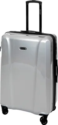Produktbild von Reisekoffer BOWATEX groß 74 cm auf 4 Rädern Koffer Trolley silber von Cavalet
