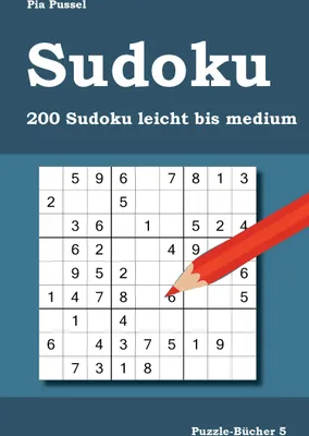 Produktbild von Sudoku 200 Sudoku leicht bis medium (Puzzle-Bücher)