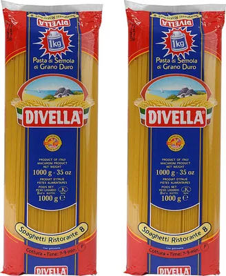 Produktbild von 2 x DIVELLA N8 Spaghetti 1000g