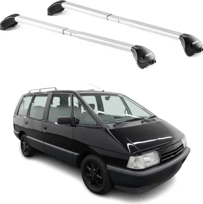Produktbild von Dachträger Grundtäger für Renault Espace 1984-1991 5 tür 100kg Alu Silber 2x ABE