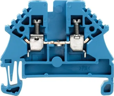 Image de Via le terminal - Borne de passage 5,1 mm 24 A WDU 2,5 N BL