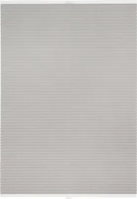 Produktbild von Wabenplissee auf Maß Klemmfix ohne Bohren Farbe: Hellgrau, Größe: B): 141-150 cm, H): 151-200 cm