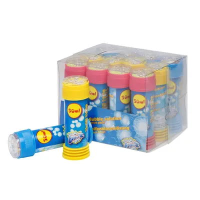 Produktbild von Bubblez Seifenblasen-Set, 12 Stück, je 50 ml