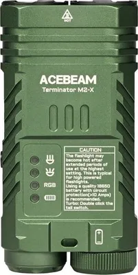 Zdjęcie produktu dla AceBeam M2-X Green Flashlight