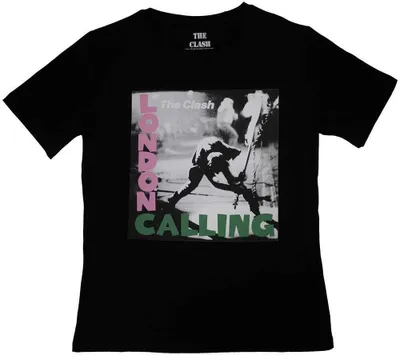 Produktbild von The Clash - "London Calling" T-Shirt für Damen RO10349 (M) (Schwarz)