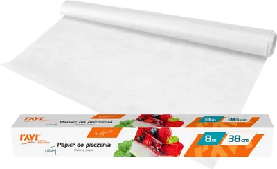 Immagine prodotto di Carta da forno Ravi 800 cm x 38 cm bianco