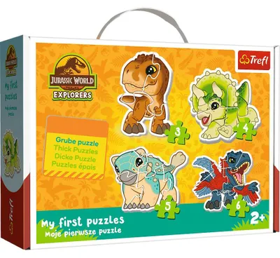 Immagine prodotto di TREFL BABY CLASSIC PUZZLE Cute Dinosaurs /JW 36138