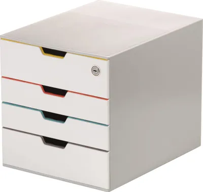 Produktbild von DURABLE Schubladenbox VARICOLOR Mix 4 Fächer SAFE abschlb me