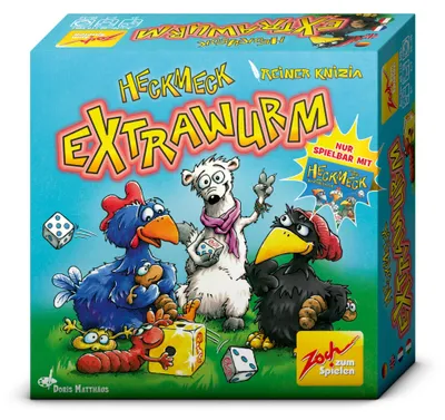 Immagine prodotto di Zoch 601105081 Heckmeck Extrawurm, l'espansione per il classico gioco di dadi (solo)