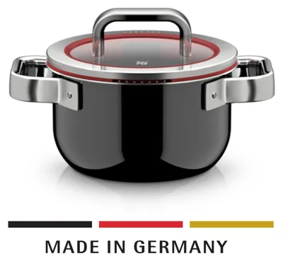 Image de WMF Fusiontec Function Pro, casserole avec couvercle, 16 cm, noire, référence 122530
