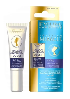 Obrázok produktu pre Eveline, Egyptský Zázrak, Balzám na pery, 12 ml