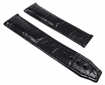 Produktbild von Maurice Lacroix Pontos Louisiana Uhrenarmband Leder schwarz 20mm 21133
