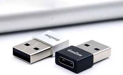 Produktbild von GraviZone Adapter USB A Stecker auf USB C Buchse Konverter Laden Daten Stick Handy Laptop