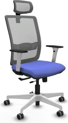 Image de Chaise de bureau Piqueras y Crespo, modèle 1B026G2, couleur bleu clair