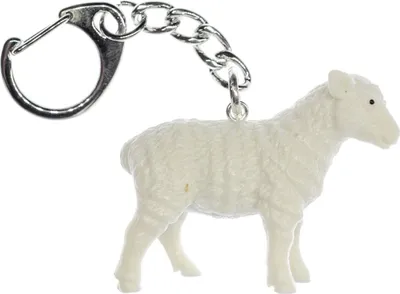 Produktbild von Lamm Schlüsselanhänger Miniblings Schlüsselring Schaf Lämmchen Bauernhof Tiere
