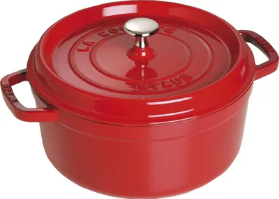 Obrázek produktu pro Staub 40509-835-0, 3,7 l, Červená, Litina, Smalt, Keramický, Plyn, Halogen, Indukční, 260 °C