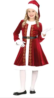 Produktbild von Weihnachtsmädchen Kinderkostüm