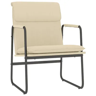 Produktbild von vidaXL Loungesessel Creme 55x64x80 cm Stoff