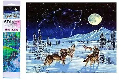 Produktbild von Norimpex Diamant-Gemä lde Wolfsrudel 30x40cm