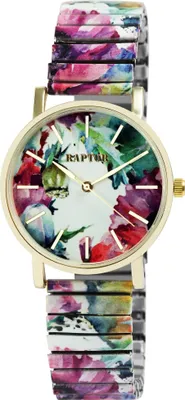 Produktbild von Raptor Damenarmbanduhr "Colorful Edition" mit Zugband